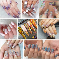 30g de paillettes holographiques laser modernes pour nail art, résine époxy, remplissage de porte-clés, liquide pour coque de téléphone, décoration artisanale
