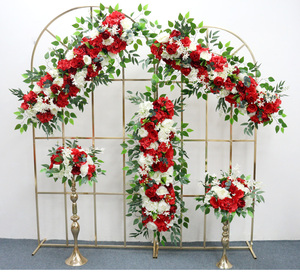 Guirnalda de flores artificiales para decoración de boda, telón de fondo para pared, mesa Floral, bola - Product Image 1