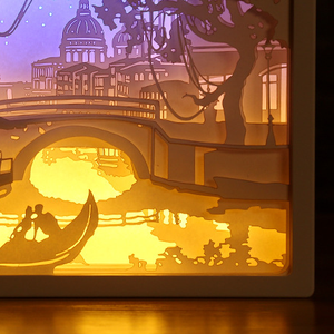 Lampe de chevet 3D sculptée en papier, luminaire à LED, idéal pour une Table, une chambre à coucher, ou comme cadeau du Festival, pour <span class=keywords><strong>la</strong></span> fête des mères ou une amie - Product Image 2