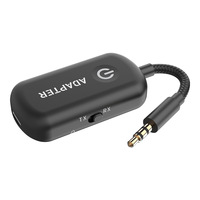   Émetteur-récepteur 2-en-1 6.0, adaptateur AUX 3,5 mm, adaptateur audio sans fil pour voiture/stéréo domestique avec micro pour appels et musique