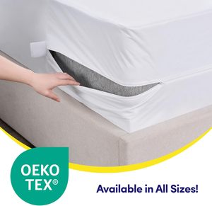 Service OEM ODM Housse de matelas anti-punaises de lit zippée, imperméable, à poches profondes, protège-matelas - Product Image 2