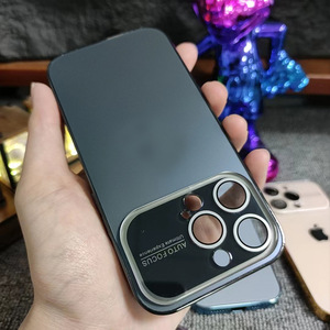 Cassa del telefono di lusso con grande vista lente AG cassa di vetro per <span class=keywords><strong>iPhone</strong></span> 13/14 pro max Anti-Scratch <span class=keywords><strong>Cover</strong></span> - Product Image 3