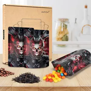 Kalee özel baskılı sırt çantası Boyz Mylar çantalar holografik/yumuşak dokunmatik Stand Up 3.5G Mylar çanta Cali paketleri Cali paketleri