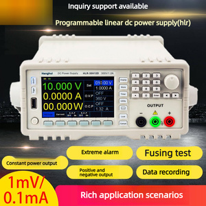 แหล่งจ่ายไฟฟ้ากระแสตรงแบบตั้งโปรแกรมได้ Henghui ปรับค่าได้หลากหลาย กำลังไฟคงที่ ปรับค่าได้อย่างแม่นยำ กำลังไฟสูง สำหรับซ่อมอุปกรณ์ - Product Image 4