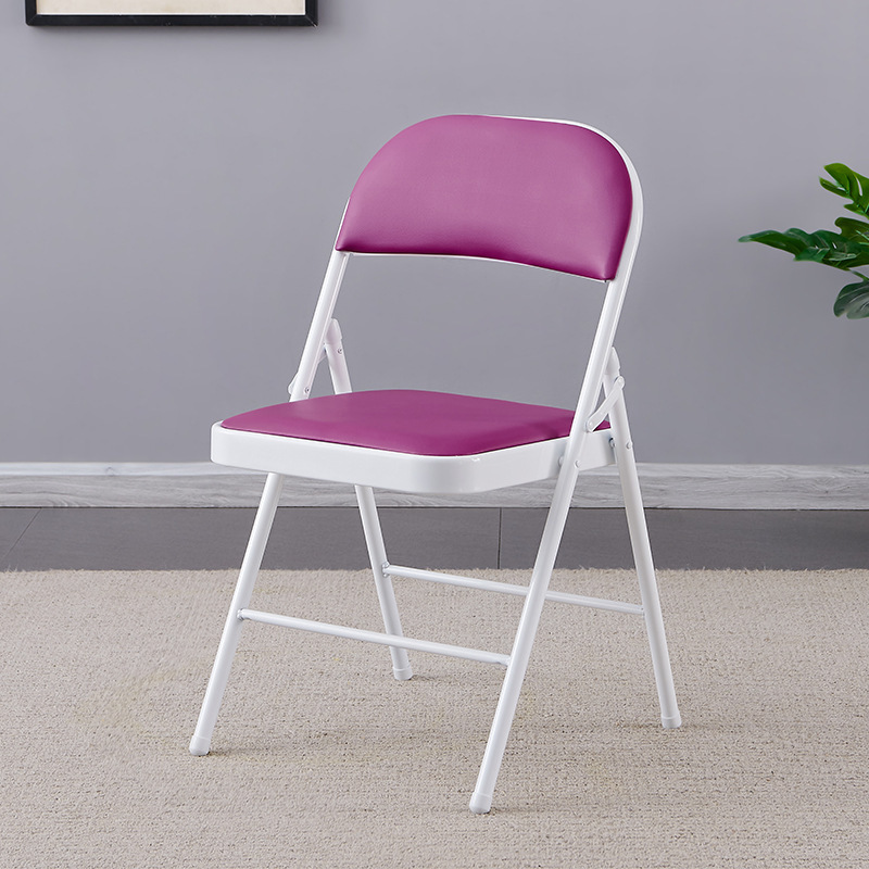 Fond en tôle d'acier, surface en PU, cadre blanc, surface violette