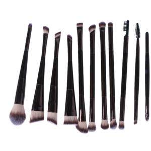 Juego de Brochas de Maquillaje Profesional de 11 Piezas, Brochas para Base, Polvo, Sombra de Ojos, Rubor y Corrector, con Cerdas Sintéticas Libres de Crueldad Animal - Product Image 5
