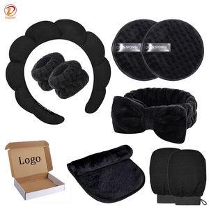 Nouveau Kit de <span class=keywords><strong>Démaquillant</strong></span> Réutilisable 2026 à Succès avec Bandeau en <span class=keywords><strong>Microfibre</strong></span> Douce et Accessoires Cosmétiques Personnalisables avec LOGO - Product Image 5