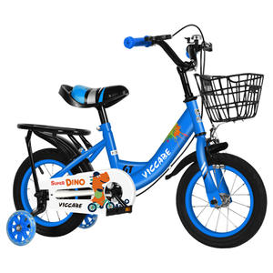 Bicicleta infantil Viccabe de 12 pulgadas con asiento ajustable para niños de 2 a 6 años con ruedas de entrenamiento y cesta - Product Image 2