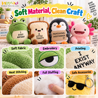 Jouets en peluche animaux virals personnalisés, animaux en peluche amusants pour les magasins de jouets tendance, les événements de merchandising des créateurs et les promotions de marques