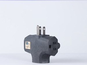 Adattatore a T a 3 vie per <span class=keywords><strong>presa</strong></span> a terra, resistente, per montaggio a parete, colore verde - Product Image 4