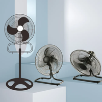 Grande Vente Ventilateur Industriel 3 en 1 de 18 Pouces, Ventilateur sur Pied Puissant en Métal à Circulation d'Air pour Tour de Refroidissement Électrique