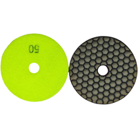 Tampons de polissage diamantés en résine sèche conçus pour le granit, la pierre d'ingénierie, la pierre Dekton, le marbre et le béton