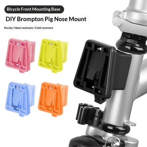 Adaptador Frontal IW810 para Bicicletas Plegables, Soporte de Montaje Fijo para Bolsa Delantera de 3 Orificios Tipo Nariz de Cerdo para <span class=keywords><strong>Dahon</strong></span> - Product Image 4