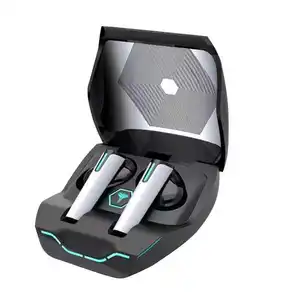 批发Hoder皮革5.0耳机入耳式耳机蓝牙耳机GT9无线Tws耳塞带充电盒