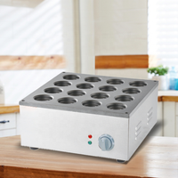 Chef Prosentials 16 Trous Gâteau Cuisson Machine Commerciale Industrielle Croustillante Roue Tarte Gaufrier Machine à Vendre