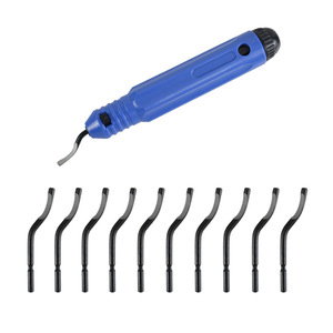 Nb1100 Hand Held Deburring Knife 123mm Handle 12mm Blade Multifunctional Metal Workpiece Chamfering Trimming Tool - Product Image 1