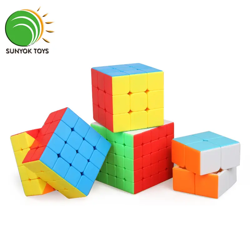 Shengshou legend-Juego de cubos de velocidad, rompecabezas de cubo mágico de plástico, 2x2, 3x3, 4x4, 5x5