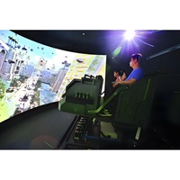 Simulateur de vol VR JiaYi sans lunettes, cinéma 3D intérieur/extérieur, construction en métal et plastique, plus de 700 jeux, capacité de 500 kg, CE, garantie 24 mois