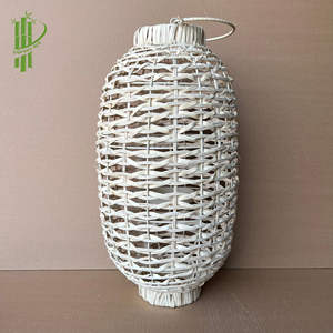 Pantalla de Lámpara de Bambú para Iluminación Decorativa Interior y Exterior, Hotel, Resort, Hogar, Venta al por Mayor, Estilo Ratán Natural Ecológico - Product Image 6
