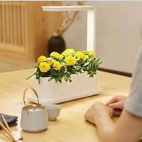 Système de culture hydroponique, décoration d'intérieur, mini pot intelligent moderne, jardin d'herbes aromatiques d'intérieur, plastique ABS léger, revêtement en poudre