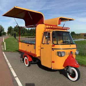 Europa Street Food Tuk Tuk Voor Verkoop Ijs Winkelwagen Voedsel Stand Sap Winkelwagen Gelato Van Snacks Kiosk 3 Wheeler voedsel Winkelwagen Driewieler