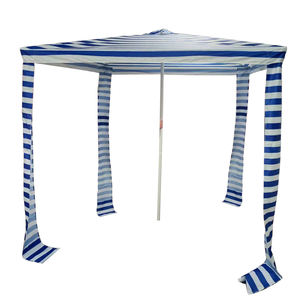 Sombrilla de playa de poliéster de 180G para exteriores Uv50 + tienda de playa refugio solar Pop Up sombrilla de playa fresca para exteriores Cabana - Product Image 5