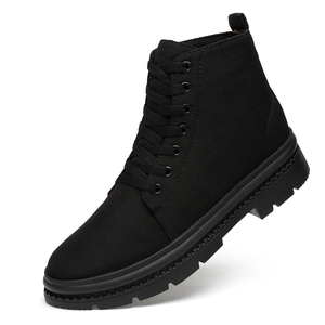 Automne et hiver chaussures pour hommes mode coréenne baskets hommes décontracté Gaobang tissu hauteur augmentant semelle intérieure 8cm bottes - Product Image 6