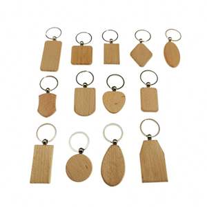 Custom Logo Wood <b>Key</b> <b>Chains</b> Beech Timber Keychain Sublimation Wooden <b>Key</b> <b>Chains</b> Sublimation Blanks for Laser Engraving Logo - Product Image 3