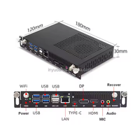 Mini PC M13U OPS Intel I5-13420h 13e génération 16 Go de RAM 128 Go/256 Go/512 Go SSD pour l'éducation, tableau blanc interactif, prise en charge de l'affichage 4K