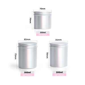Latas de Aluminio Cilíndricas Vacías y Sostenibles de 200ml, 250ml y 300ml con Tapa de Rosca y Logotipo Personalizado para Polvo, Leche, Chicle - Product Image 2