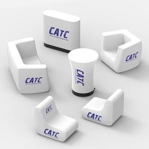 CATC sofá inflable ligero y duradero de color blanco puro para eventos al aire libre publicidad inflables para fiestas - Product Image 1