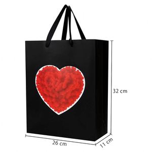 Paper Gift <b>Bags</b> with Handles Bouquet Wrapping Party Favor Tote Valentines Birthday Boutique Festival Party Favor Paper <b>Bag</b> - Product Image 6