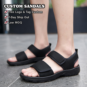 Sandales OLICOM pour hommes, randonnée, sports nautiques, athlétiques, plage, extérieur, respirantes, en maille, confortables, décontractées, à bout ouvert, sandales d'été - Product Image 1