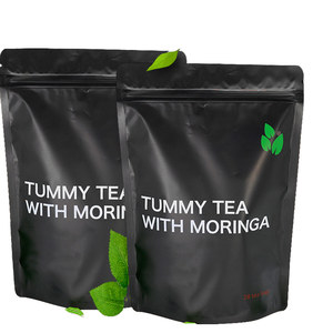 Thé minceur bio Chinaherbs, thé à la Moringa, faible en glucides, brûleur de graisse, certifié HALAL ISO HACCP GMP, naturel - Product Image 1