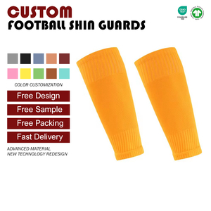Op maat gemaakte logo voetbal scheenbeschermers kuit compressie sleeve kwaliteit antislip kniekousen op maat gemaakte sokken fabrikant - Product Image 6