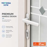 Puerta de Vidrio para Baño de Hotel, Villa o Escuela, Tamaño Personalizado, Perfil Delgado, Marco de Aluminio, Puerta Interior de Alta Calidad con Acabado Moderno