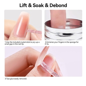 BORN PRETTY Nouveau Dissolvant de Colle Doux Grande Capacité pour Faux Ongles Acryliques – Élimine Facilement les Résidus de <span class=keywords><strong>Gel</strong></span> - Product Image 4