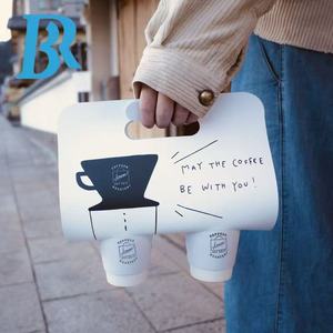Caja <span class=keywords><strong>de</strong></span> Pastel Personalizada Plegable Portátil para Embalaje <span class=keywords><strong>de</strong></span> Bebidas y Café, Caja <span class=keywords><strong>de</strong></span> <span class=keywords><strong>Alimentos</strong></span> para Panadería, Portadores <span class=keywords><strong>de</strong></span> Papel para Llevar, Reciclable - Product Image 5