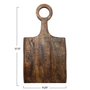 Planche à découper en bois massif la plus vendue avec bords arrondis, planche de cuisine pour la cuisson professionnelle et domestique, en vente - Product Image 4