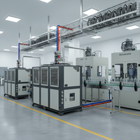 Refroidisseur industriel 20HP 20 tonnes à refroidissement par air, prix direct usine, avec réfrigérant R410A pour la transformation des aliments et des boissons