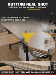 Meilleure <span class=keywords><strong>table</strong></span> de travail du bois <span class=keywords><strong>pas</strong></span> chère 2600 mm Planche en bois <span class=keywords><strong>Table</strong></span> de <span class=keywords><strong>scie</strong></span> coulissante multifonction Outils de travail du bois - Product Image 5