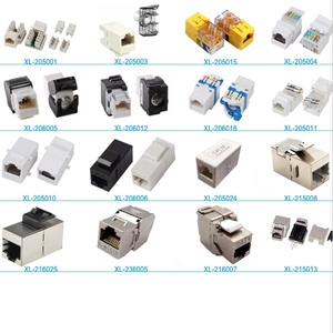 Maschio/femmina RJ45 supporto pannello a vite Cat5e cavo rete Ethernet prolunga PVC isolamento fili di rame/cavi assemblati per entrambi - Product Image 6