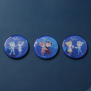 מדבקת מקרר אקרילי מותאם אישית מדבקות Pvc מגנט מדבקות לצרף עיצוב המקפיא דלת פלסטיק חמוד - Product Image 3