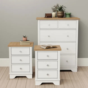 Gabinete de almacenamiento de cinco cajones Simple Escandinavo de viento cremoso, muebles blancos de lujo ligeros, dormitorio, sala de estar, entradas pequeñas - Product Image 2