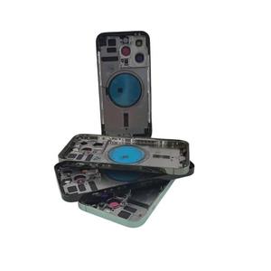 Pièces complètes adaptées pour iPhone 14 Pro, design barre, coque arrière en métal + verre - Remplacement 100% original - Product Image 1