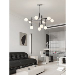 Modern Minimalist Designer's Vintage Bauhaus Style <b>Chandelier</b> Luxury Wabi-Sabi Lamp for Living Room Bedroom Dining Room Study - Product Image 1