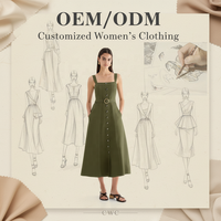 Gaun Midi Wanita Kasual Model A-Line Warna Hijau Army Elegan dengan Kerah Kotak, Tanpa Lengan, Kancing Depan, Sabuk, dan Saku Samping, Desain Terbaru