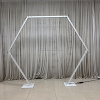 Arche lumineuse LED moderne pour événements, support d'entrée tunnel, cadre de toile de fond, accessoires de décoration de mariage, livraison rapide