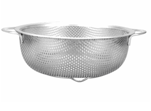 DFU0151 Égouttoir en maille perforée en acier inoxydable pour fruits et légumes avec poignées - Product Image 6