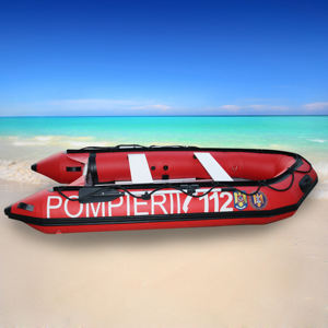 Bote Inflable Deportivo Goboat GTS330, 3.3m, Casco <span class=keywords><strong>de</strong></span> Aluminio y PVC, Motor Fuera <span class=keywords><strong>de</strong></span> Borda <span class=keywords><strong>de</strong></span> 15HP, Control Remoto, Certificación CE, Soldado, para Crucero y Transporte - Product Image 5